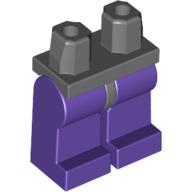 Lego Hips and Dark Purple Legs / Dark Bluish Gray
