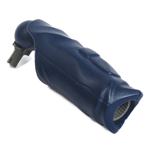 Lego Large Figure Limb, Leg, Top Section with Dark Grey Pin and Socket / Dark Blue