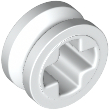 Lego Technic Bush 1/2 Smooth / White