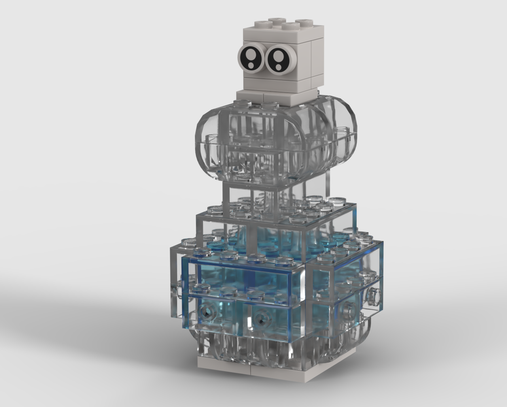 Lego Purified Curse/Potion Bottle with Skull