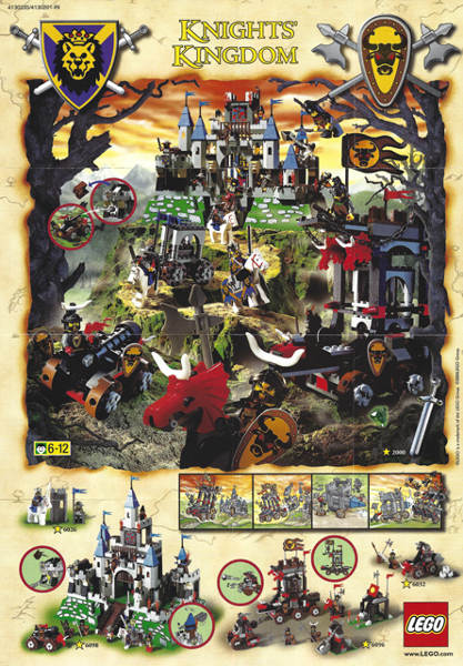 Lego 2000 Mini Knights' Kingdom (4130235/4130201-IN)