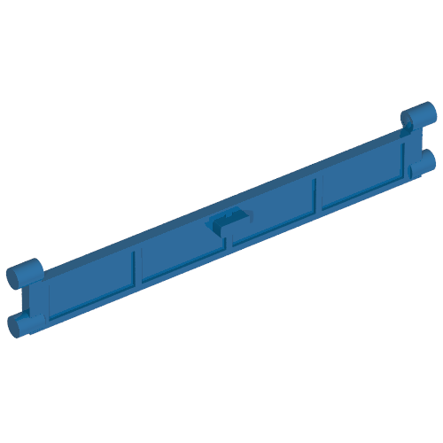Lego Garage Roller Door Section with Handle / Blue