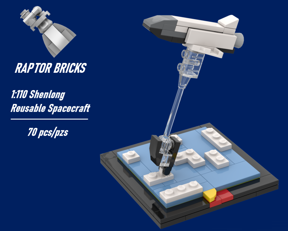 Lego 1:110 Scale Shenlong Reusable Spacecraft