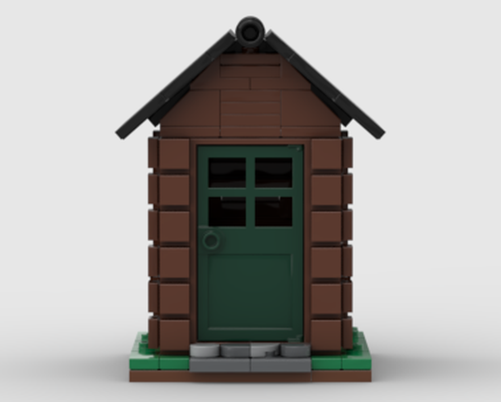 Lego wooden cabin