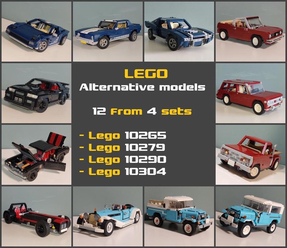 Lego 12 from 4 set