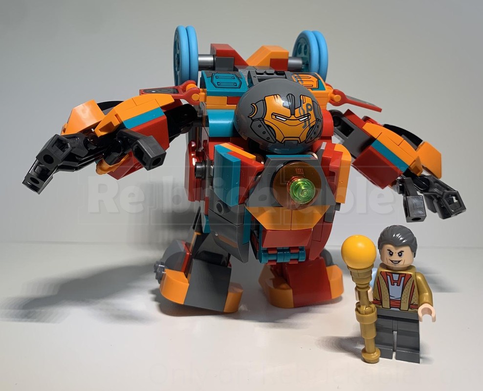 Lego Marvel Iron man Sakaarian buster