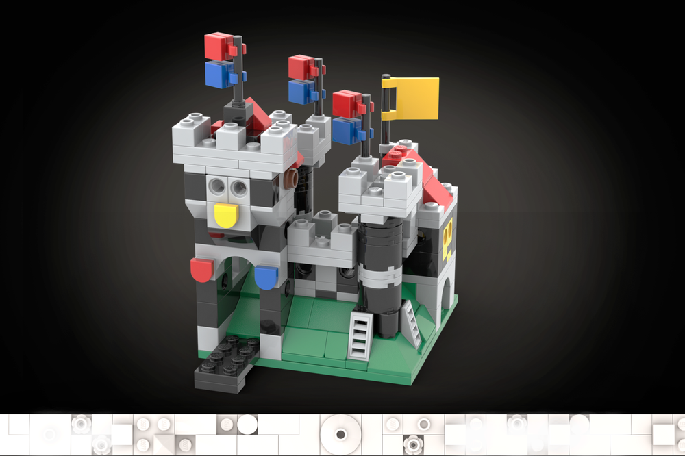 Lego Mini 6086 Black Knight's Castle