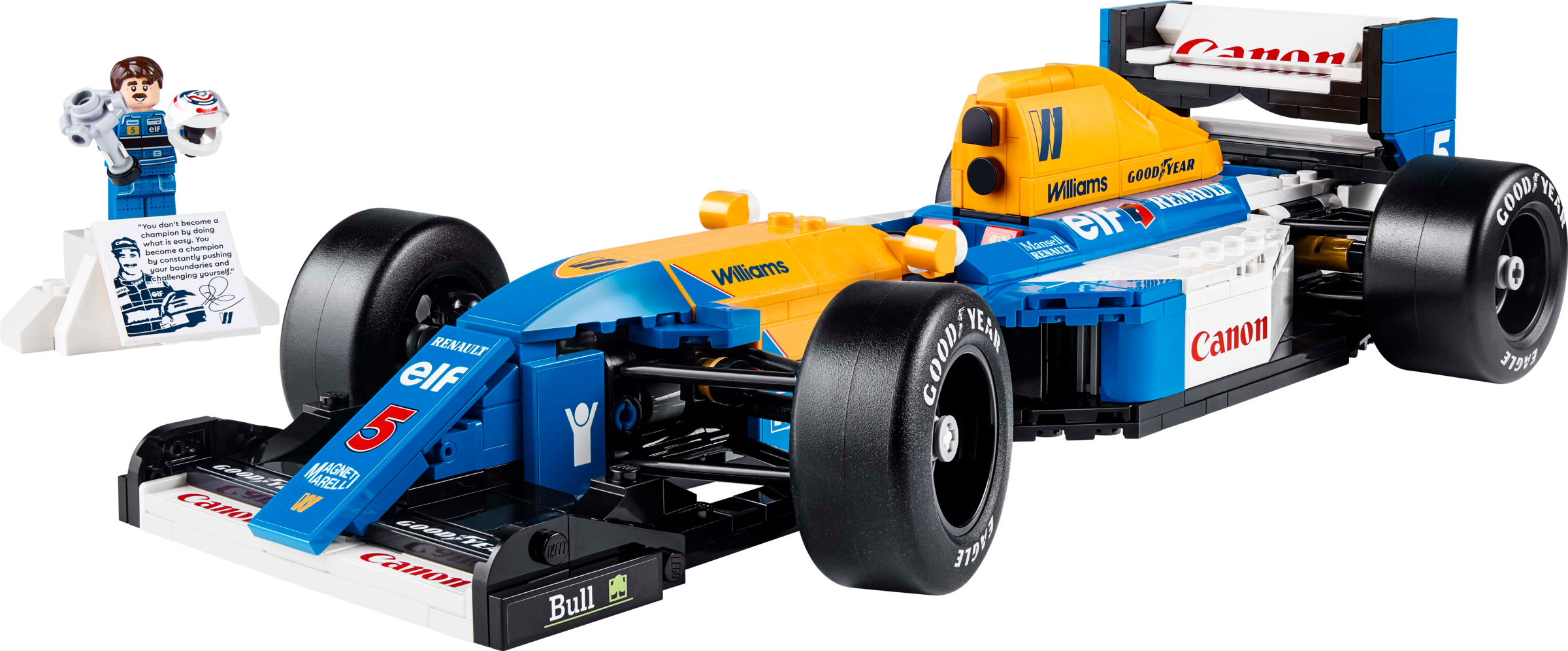 Lego Williams Racing FW14B & Nigel Mansell