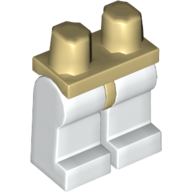 Lego Hips and White Legs / Tan