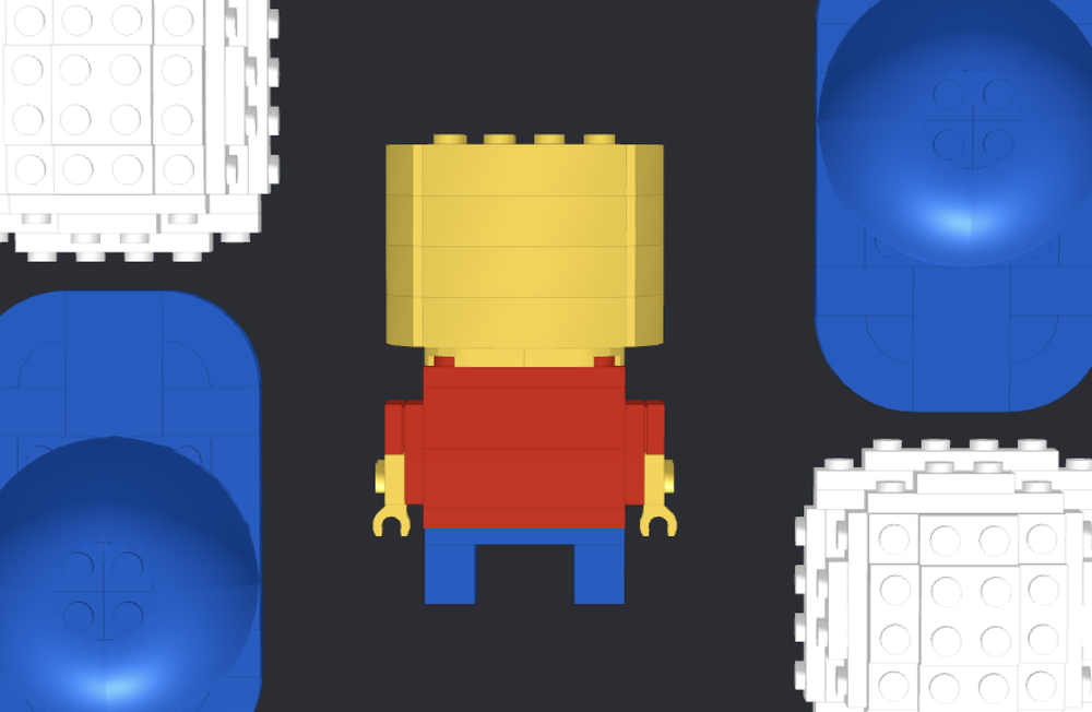 Lego upscaled minifig, but smaller