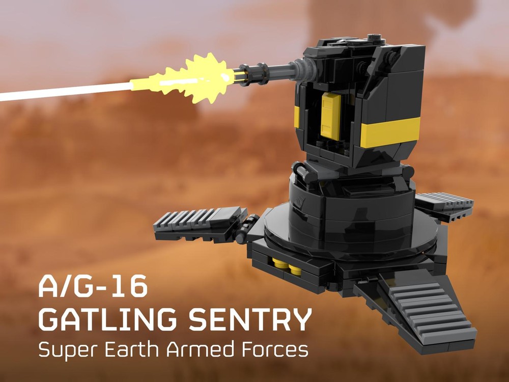 Lego A/G-16 Gatling Sentry, Helldivers 2