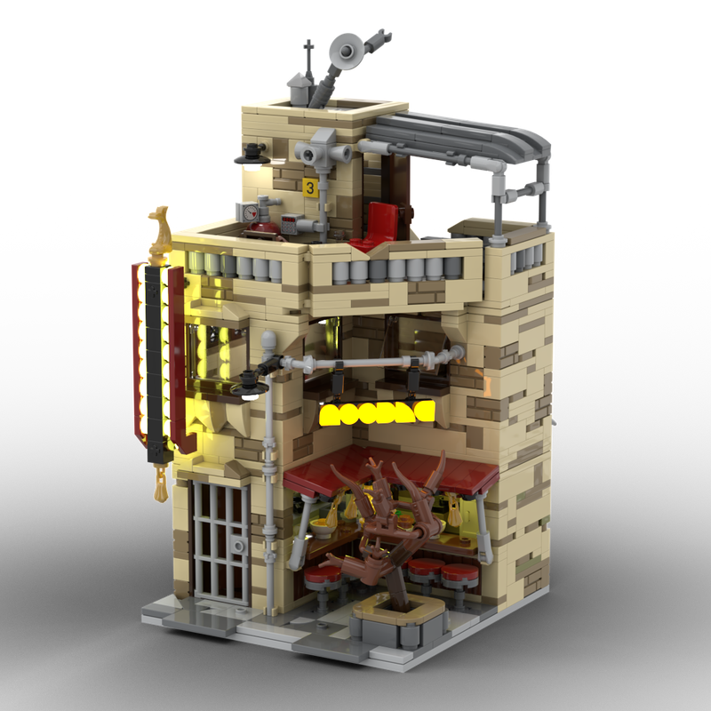 Lego Modular 16x16 Noodle Shop