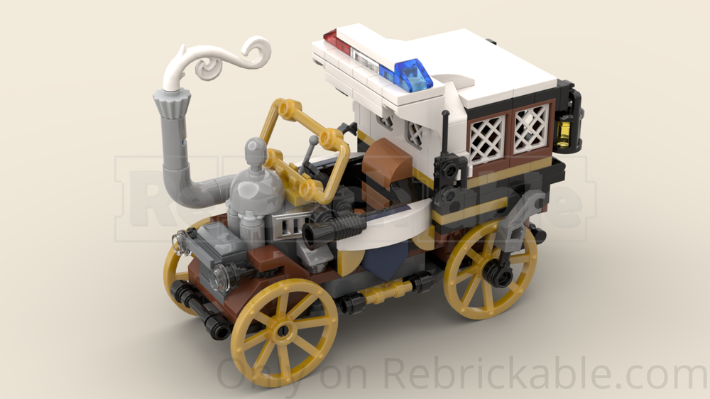 Lego Police Steampunk Paddy Wagon