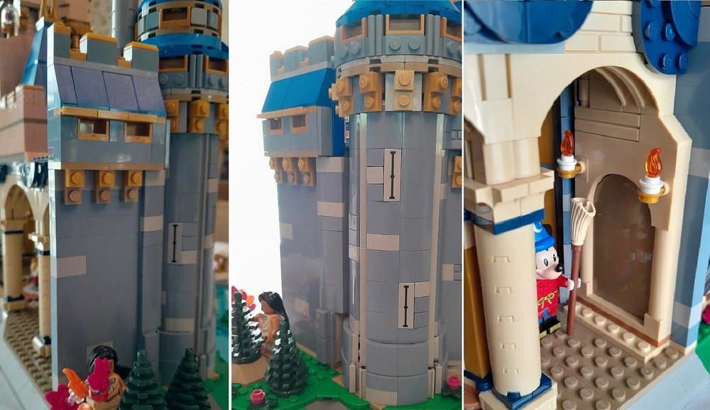 Lego Disney Castle Wall