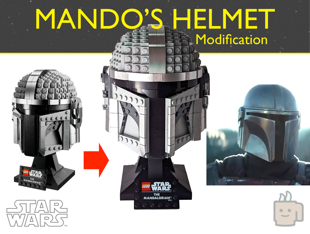 Lego Mando's Helmet (Modification of 75328)