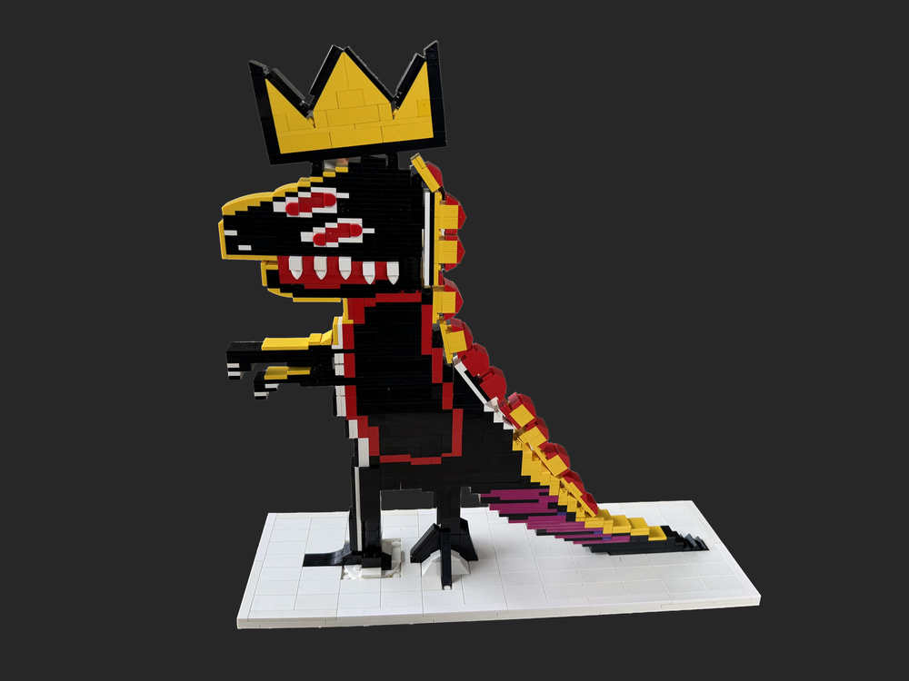 Lego Basquiat Pez Dinosaur