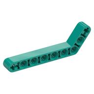 Lego Technic Beam 1 x 9 Bent (7 - 3) Thick / Dark Turquoise