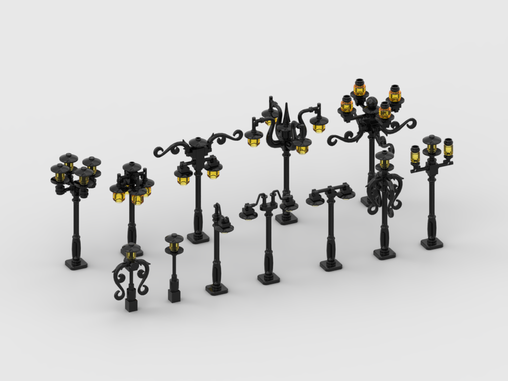 Lego Street Lamps
