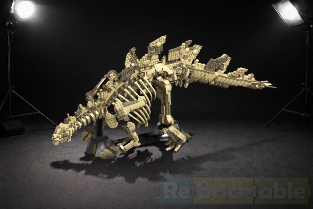 Lego Stegosaurus Fossil (76968 Alternative)
