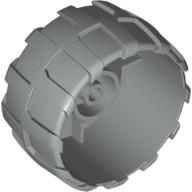 Lego Wheel Hard Plastic Large (54mm D. x 30mm) / Light Gray