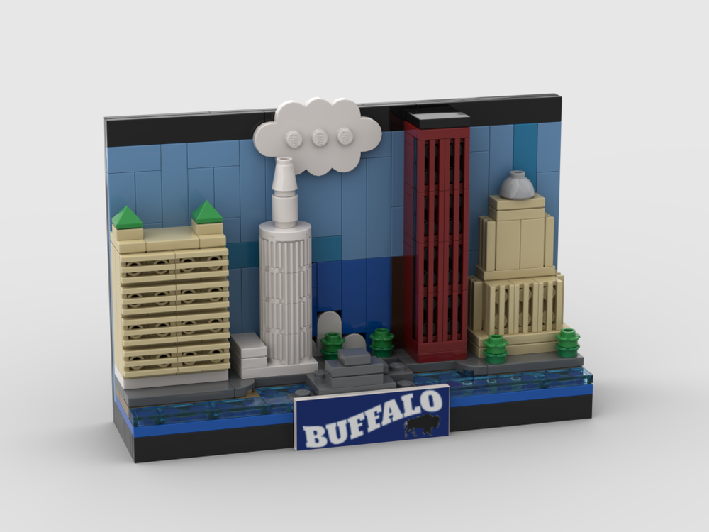 Lego Buffalo, New York Postcard