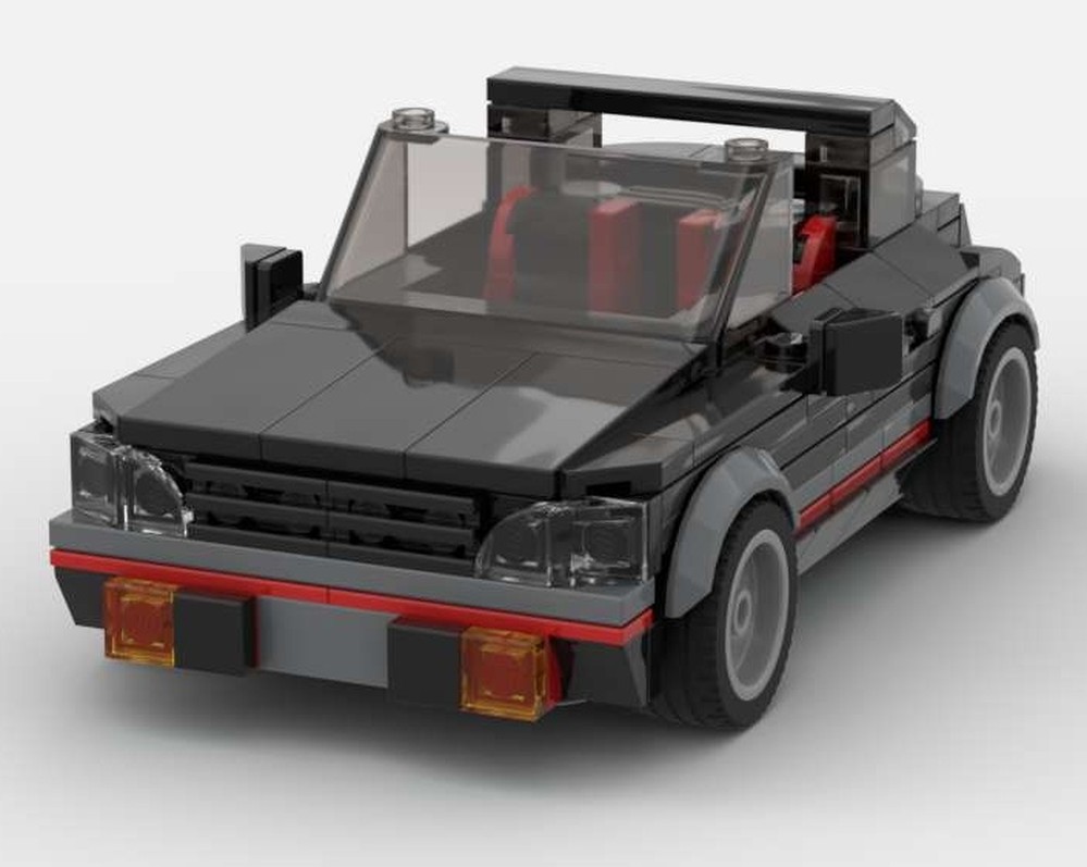 Lego Peugeot 205 GTI V2 8 studs wide hot hatch