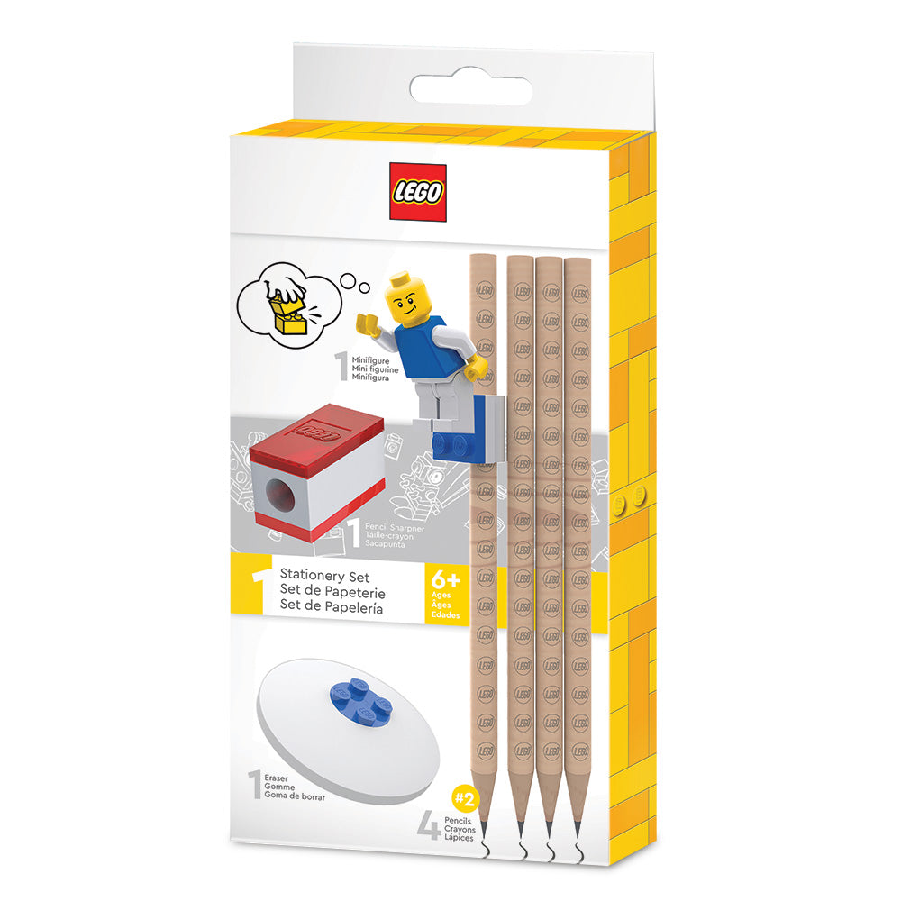 Lego Stationery Set with Minifigure