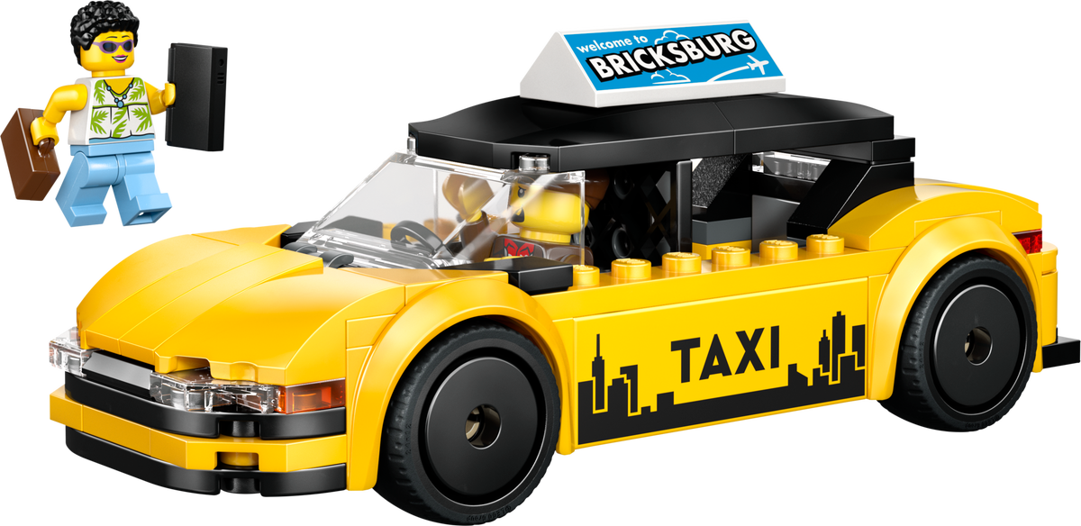 Lego Yellow Taxi