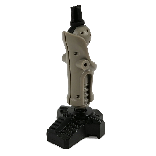 Lego Large Figure Limb, Leg, Lower Section with Axle, Black Foot