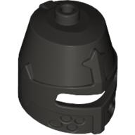 Lego Helmet Castle Closed with Eye Slit / Pearl Titanium