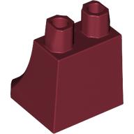 Lego Hips and Legs Under Dress/Robe / Dark Red