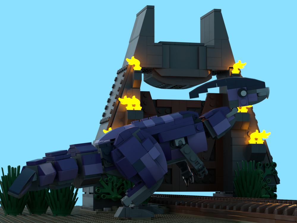 Lego Camp Cretaceous Bioluminescent Parasaurolophus