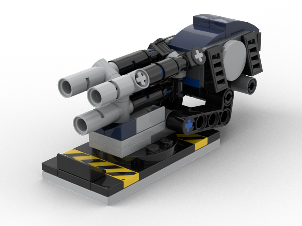 Lego Shield Triple Cannon