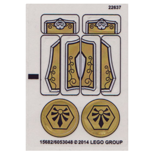 Lego Sticker Sheet for Set 70123-1