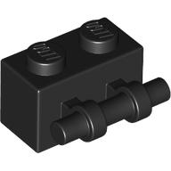 Lego Brick Special 1 x 2 with Handle / Black