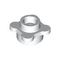 Lego Plant, Flower, Plate Round 1 x 1 with 4 Petals / White
