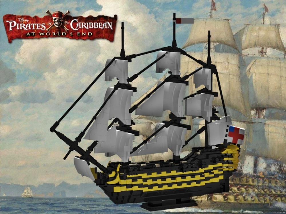 Lego HMS VICTORY/HMS ENDEAVOUR MOC (Sailed Version)