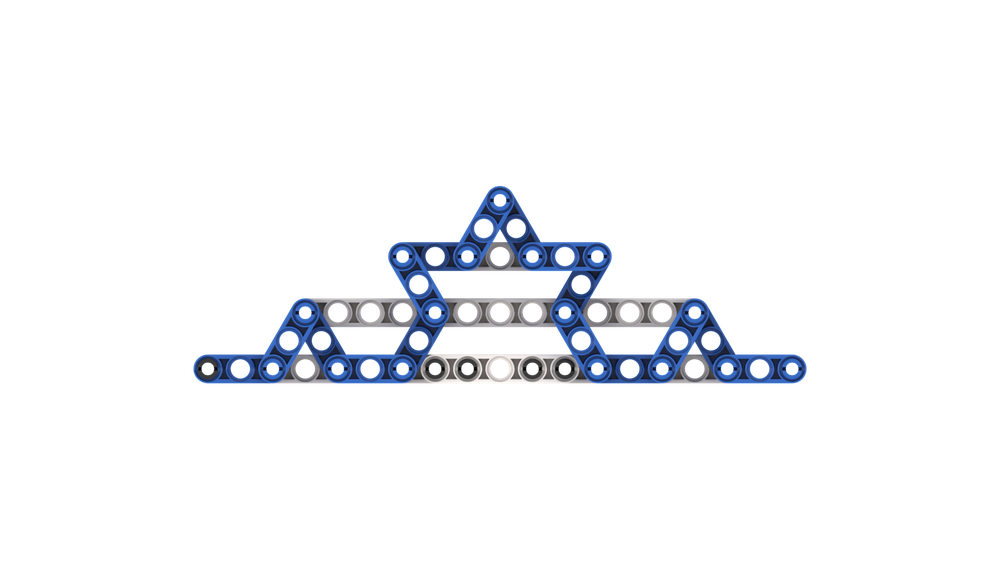 Lego Koch Curve (Koch Snowflake) - Technic