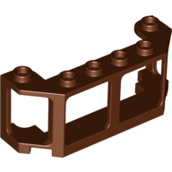 Lego Train Front 2 x 6 x 2 / Reddish Brown