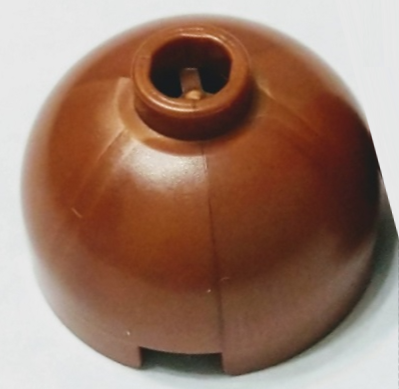 Lego Brick, Round 2 x 2 Dome Top / Copper