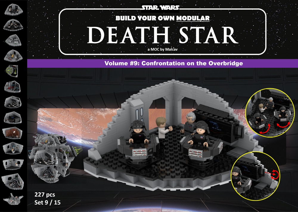 Lego Modular Death Star Volume #9: Confrontation on the Overbridge
