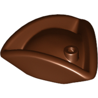 Lego Hat Pirate Tricorne / Triangle / Reddish Brown