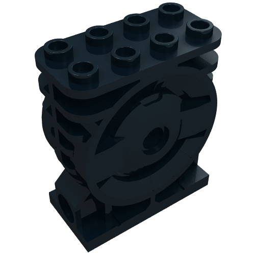 Lego Engine 2 x 4 x 4 / Black