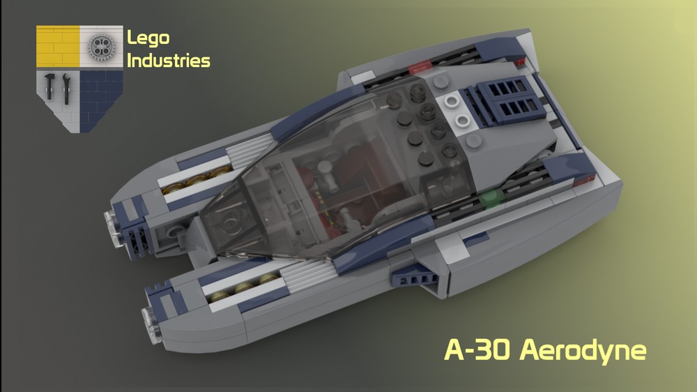 Lego A-30 Aerodyne (dark blue version)