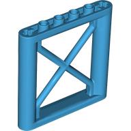 Lego Support 1 x 6 x 5 Girder Rectangular / Dark Azure