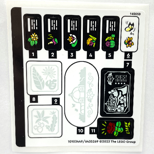 Lego Sticker Sheet for Set 41757-1