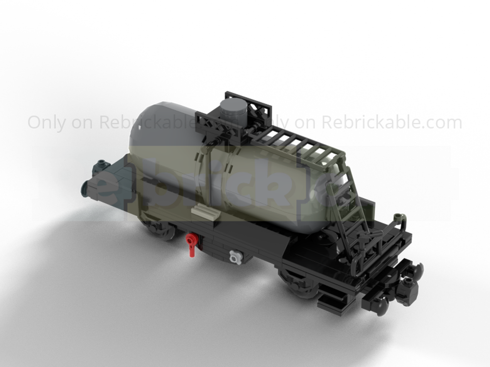 Lego 8wide chemical container wagon "Uchs" of the DR