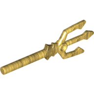 Lego Weapon Trident / Pearl Gold