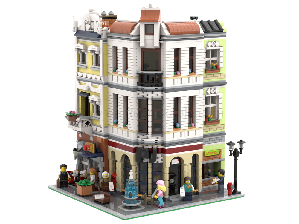 Lego Post office on the corner