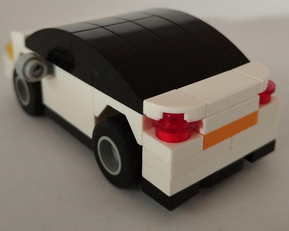 Lego 4-stud wide Tesla Model Y